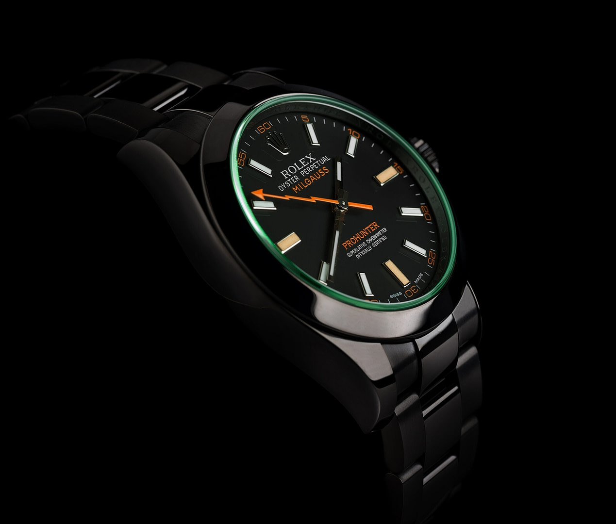 Milgauss Orange Side