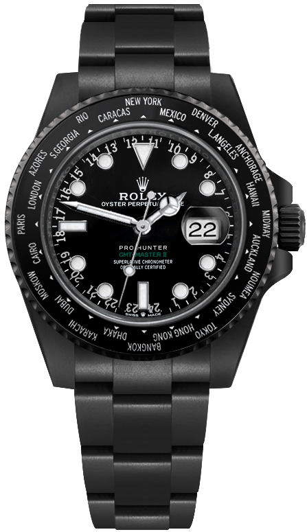 hunter stealth rolex pro hunter gmt master