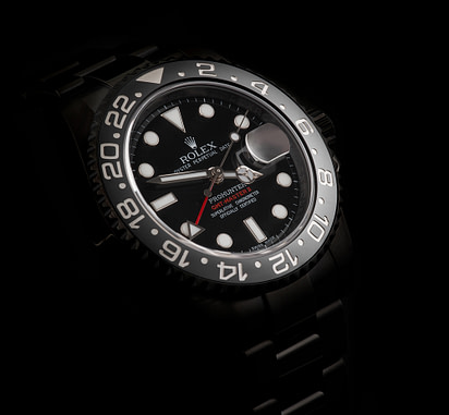 Rolex gmt master 2 hotsell black red