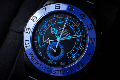 Rolex yacht master 2 black face best sale