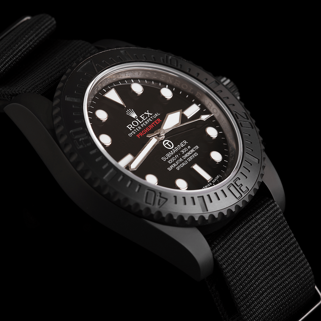 rolex pro hunter submariner black