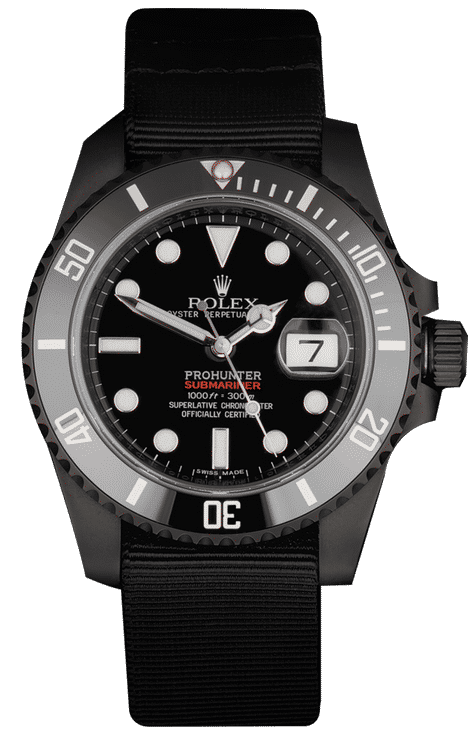 rolex pro hunter submariner black