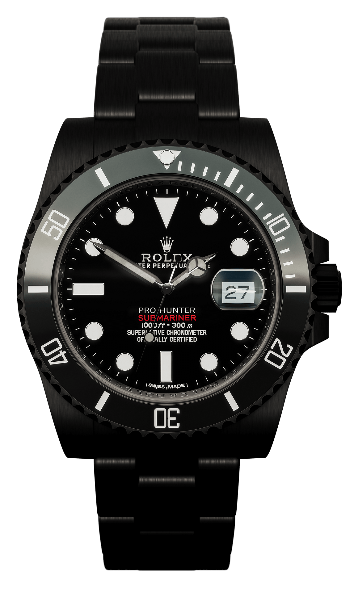 rolex pro hunter submariner black